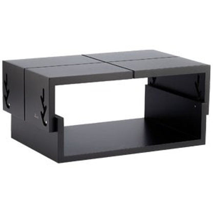 Black Adjustable Five Level Ergonomic Monitor Stand HomeRoots
