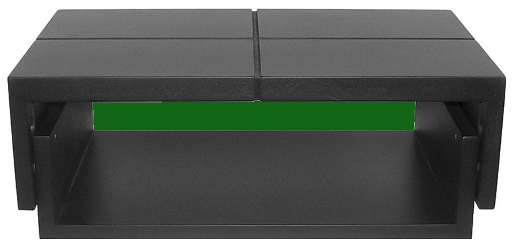 Black Adjustable Five Level Ergonomic Monitor Stand HomeRoots