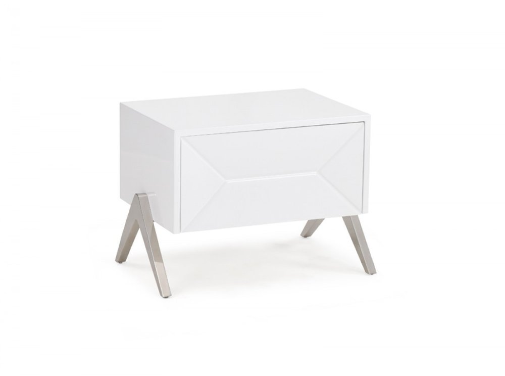 19" Wood One Drawer Nightstand HomeRoots