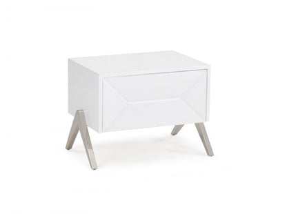 19" Wood One Drawer Nightstand HomeRoots