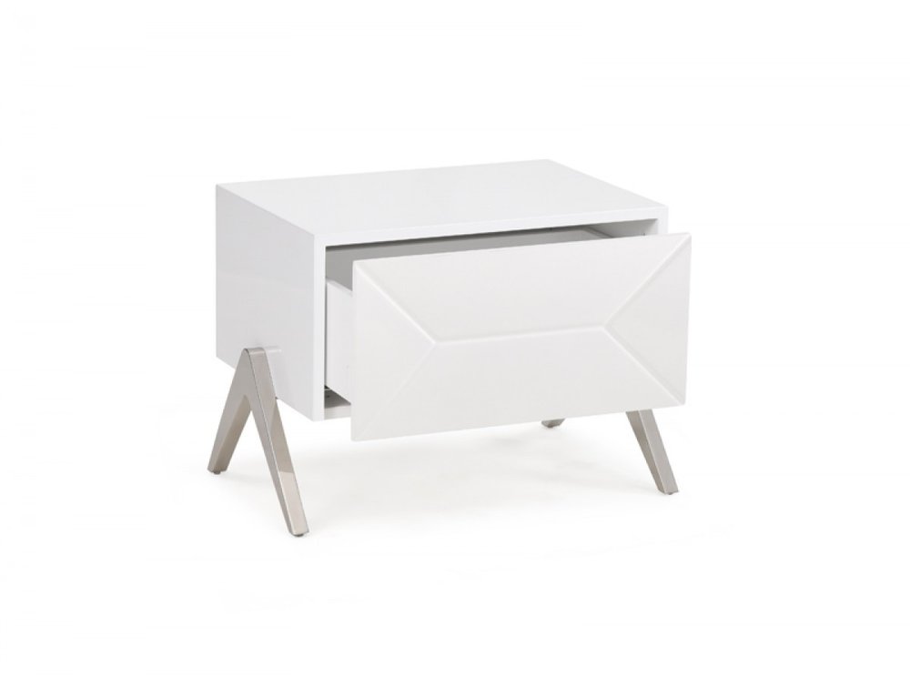 19" Wood One Drawer Nightstand HomeRoots