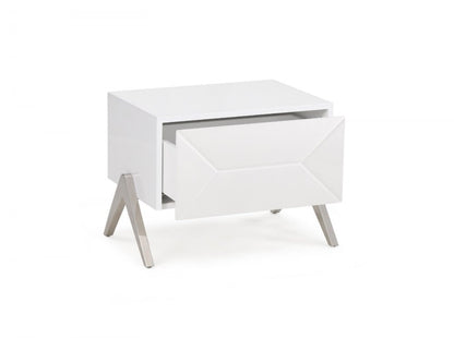19" Wood One Drawer Nightstand HomeRoots