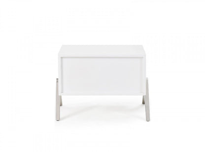 19" Wood One Drawer Nightstand HomeRoots