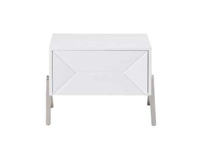 19" Wood One Drawer Nightstand HomeRoots