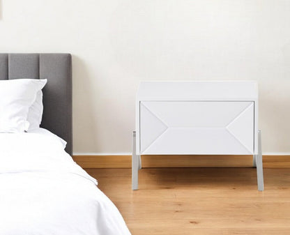 19" Wood One Drawer Nightstand HomeRoots