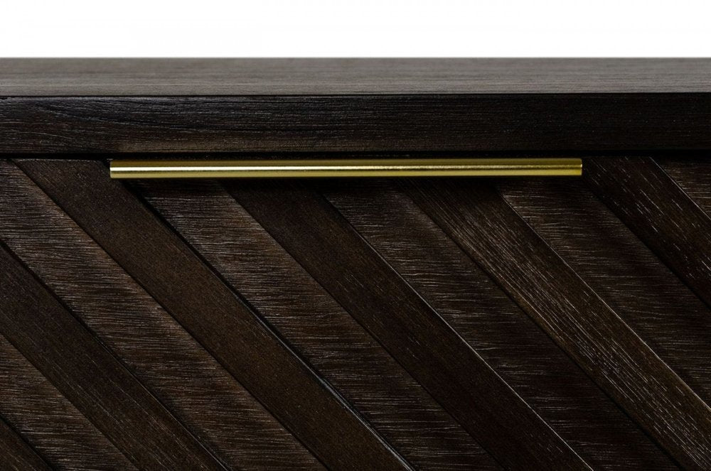 24" Solid Wood and Wood Two Drawer Nightstand HomeRoots