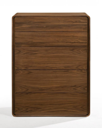 59" Walnut Solid Wood Six Drawer Double Dresser HomeRoots