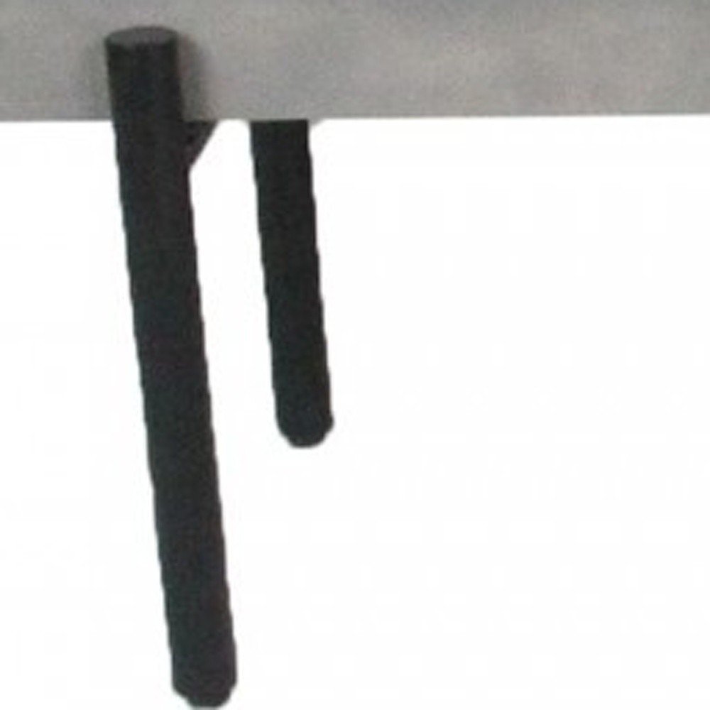 63" Gray and Black Concrete Dining Bench HomeRoots