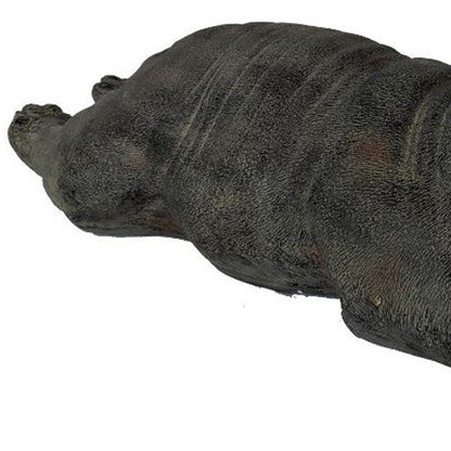 24" Sleepy Bulldog Indoor Outdoor Statue HomeRoots