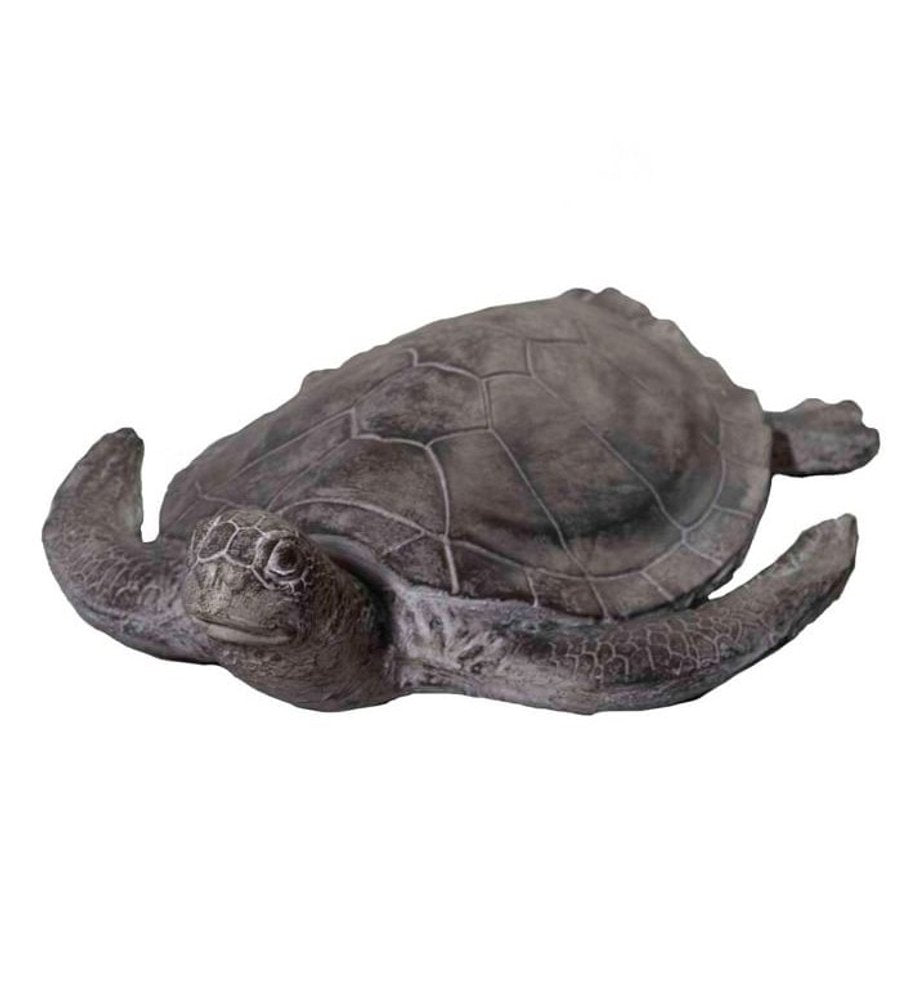 22" Sea Turtle Indoor Outdoor Statue HomeRoots