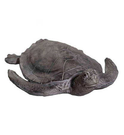 22" Sea Turtle Indoor Outdoor Statue HomeRoots