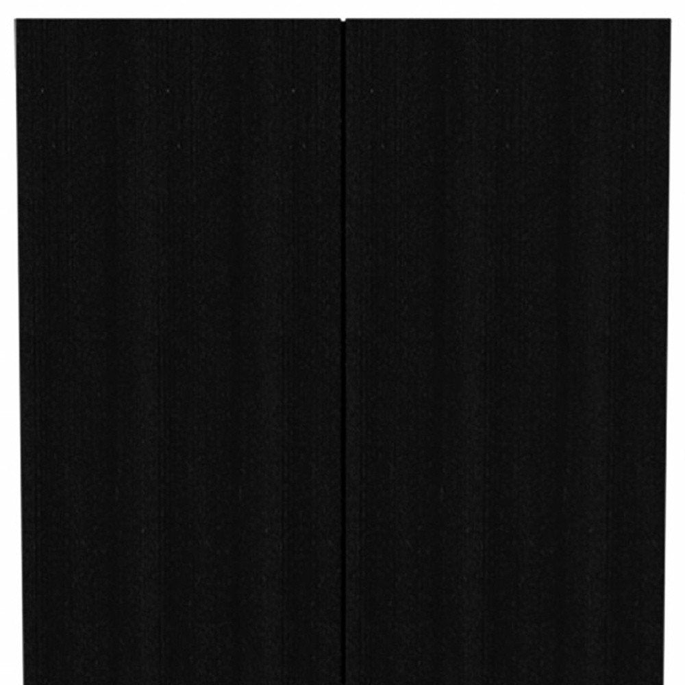 71" Black Wood Two Door Combo Dresser HomeRoots