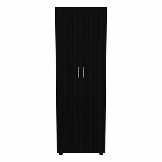 71" Black Wood Two Door Combo Dresser HomeRoots
