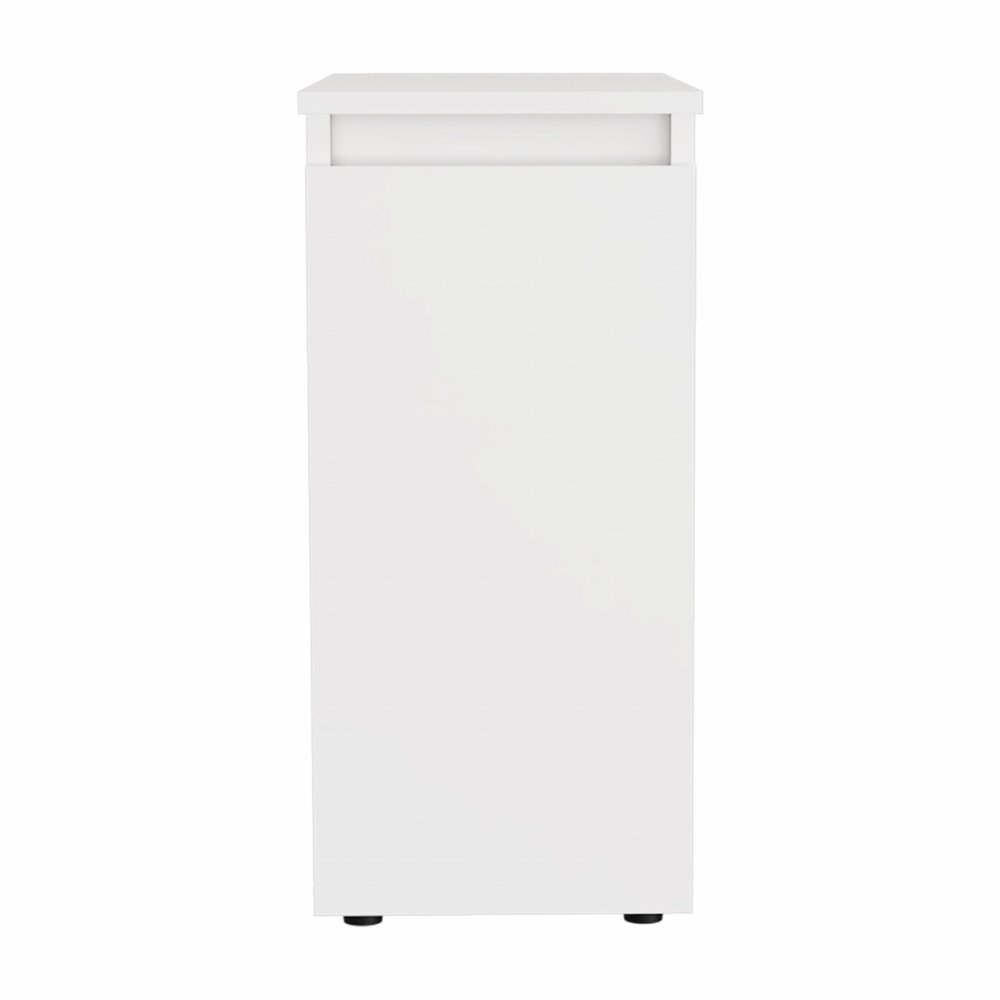 10" White Wood Freestanding Bathroom Vanity HomeRoots
