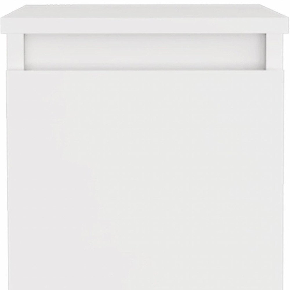 10" White Wood Freestanding Bathroom Vanity HomeRoots