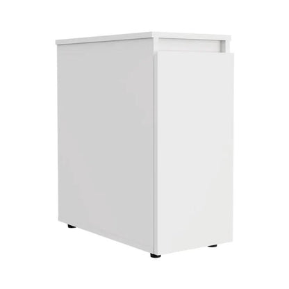 10" White Wood Freestanding Bathroom Vanity HomeRoots