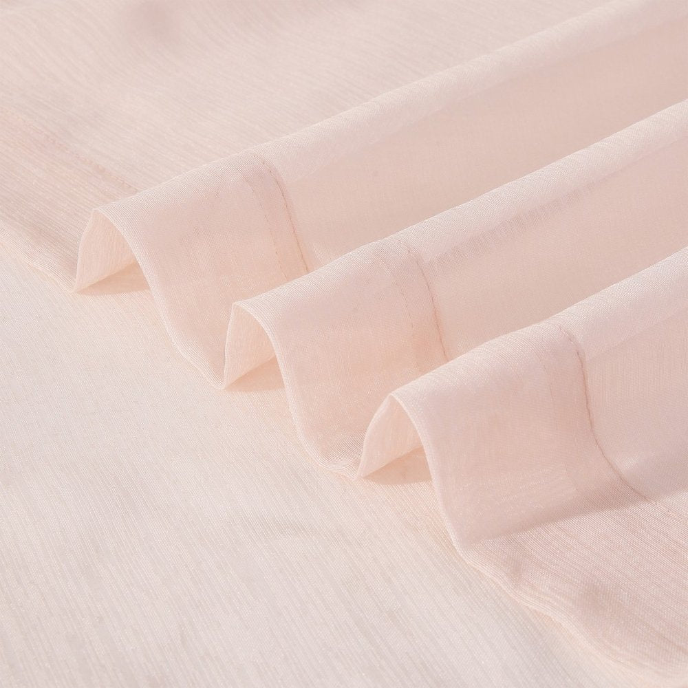 Set of Two 84"  Blush Solid Modern Window Panels HomeRoots