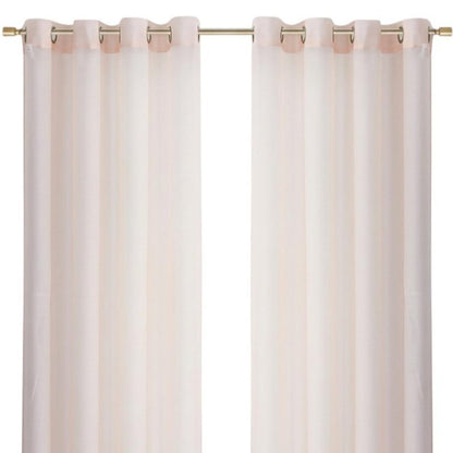 Set of Two 84"  Blush Solid Modern Window Panels HomeRoots