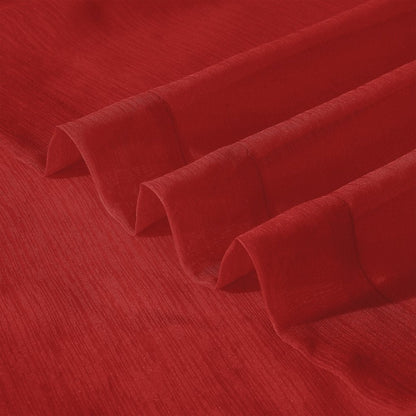 Set of Two 84"  Red Solid Modern Window Panels HomeRoots