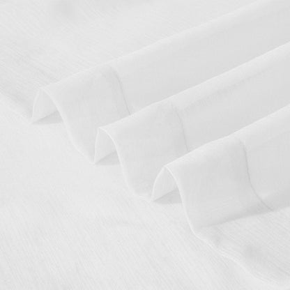 Set of Two 84"  White Solid Modern Window Panels HomeRoots