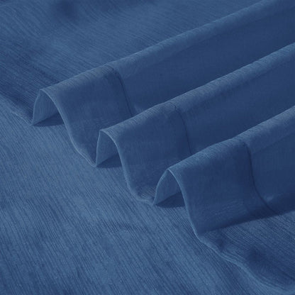 Set of Two 84"  Blue Solid Modern Window Panels HomeRoots