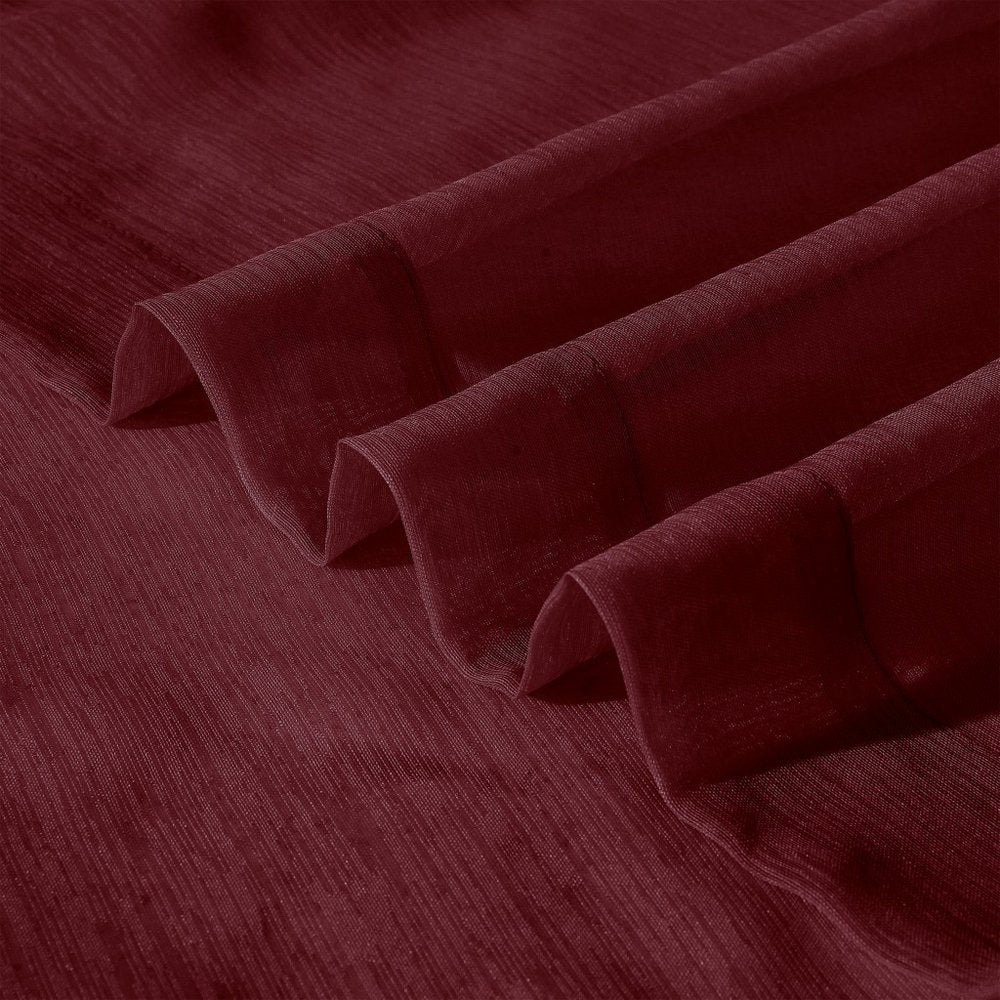 Set of Two 84"  Burgundy Solid Modern Window Panels HomeRoots