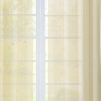 Set of Two 84"  Beige Solid Modern Window Panels HomeRoots
