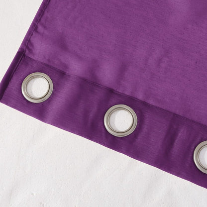 Set of Two 84"  Purple Solid Modern Window Panels HomeRoots