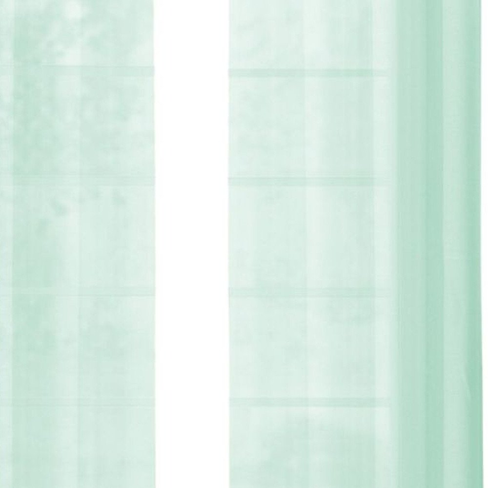 Set of Two 84"  Aqua Solid Modern Window Panels HomeRoots