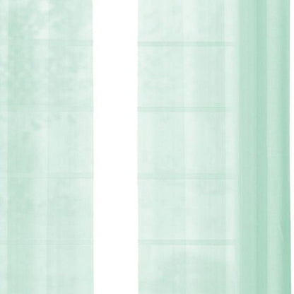 Set of Two 84"  Aqua Solid Modern Window Panels HomeRoots