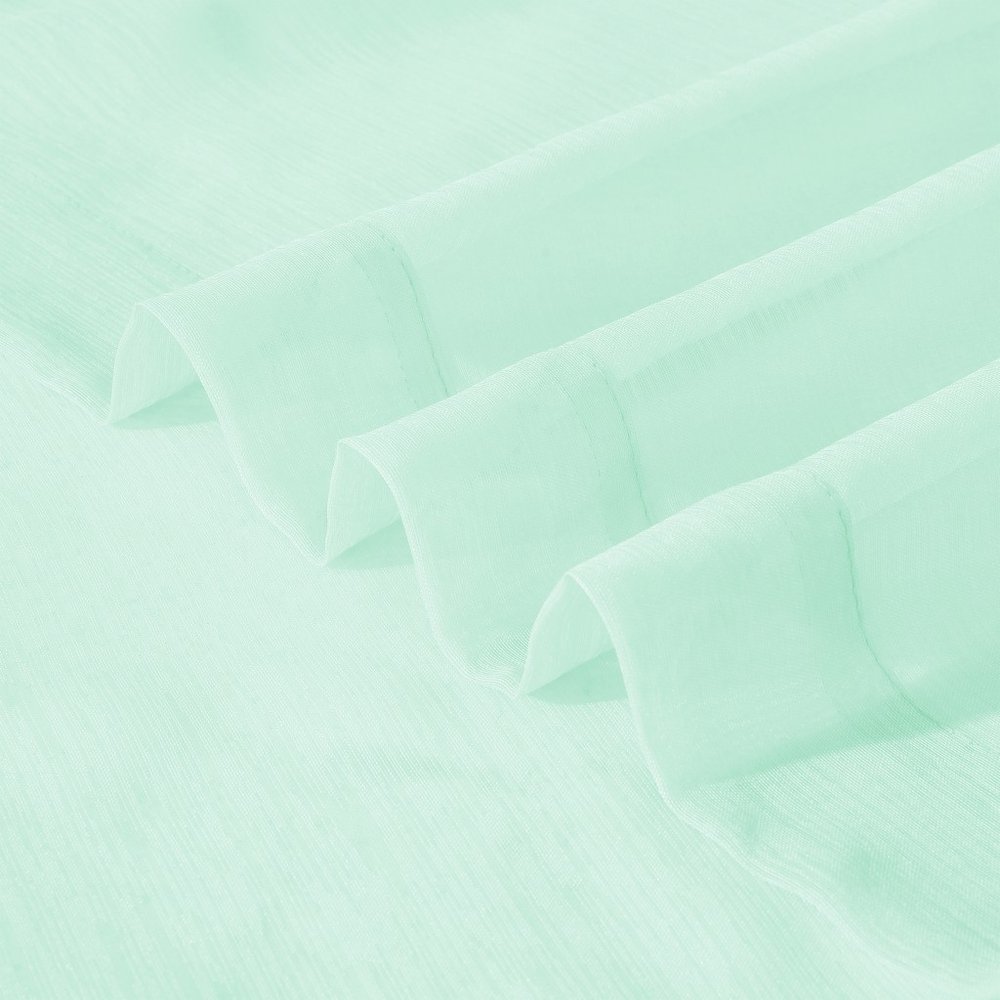 Set of Two 84"  Aqua Solid Modern Window Panels HomeRoots