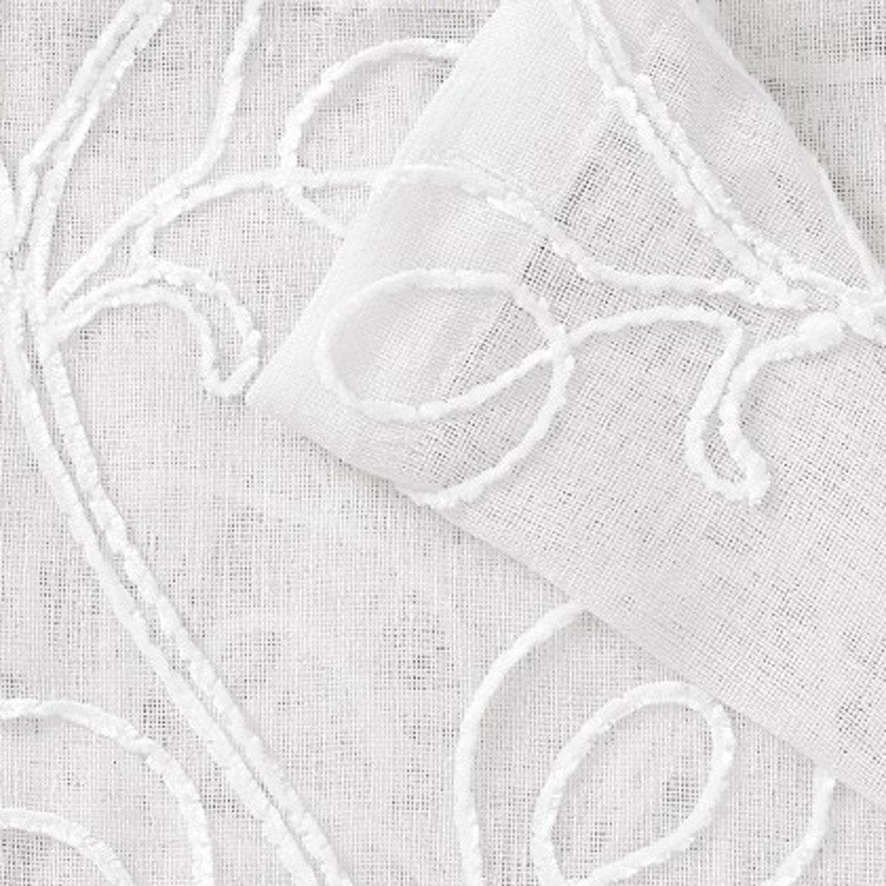 Set of Two 84"  Blush Boho Embroidered Window Panels HomeRoots