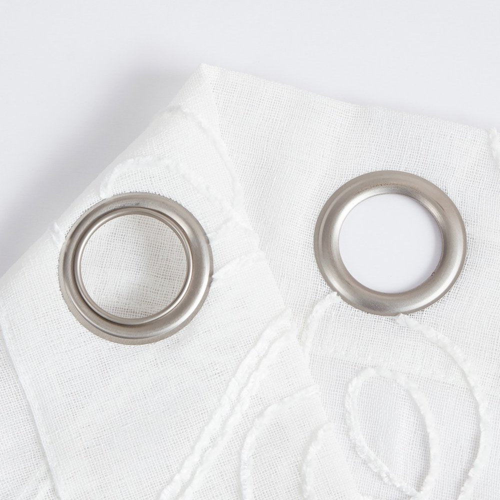 Set of Two 84"  Blush Boho Embroidered Window Panels HomeRoots