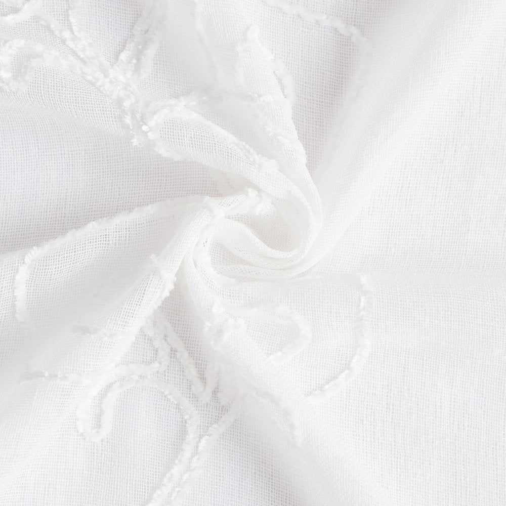 Set of Two 84"  Blush Boho Embroidered Window Panels HomeRoots