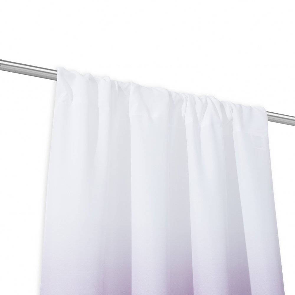Set of Two 84"  Purple Ombre Window Curtain Panels HomeRoots