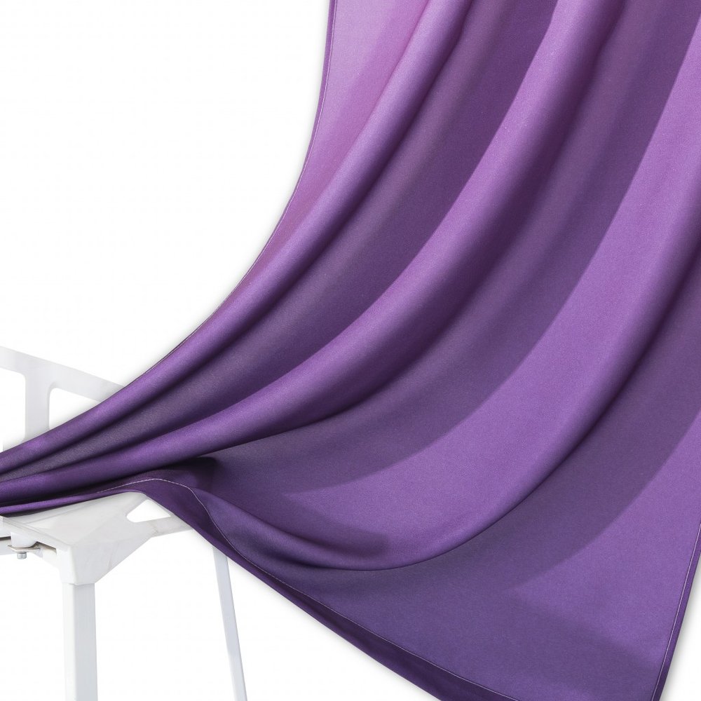 Set of Two 84"  Purple Ombre Window Curtain Panels HomeRoots