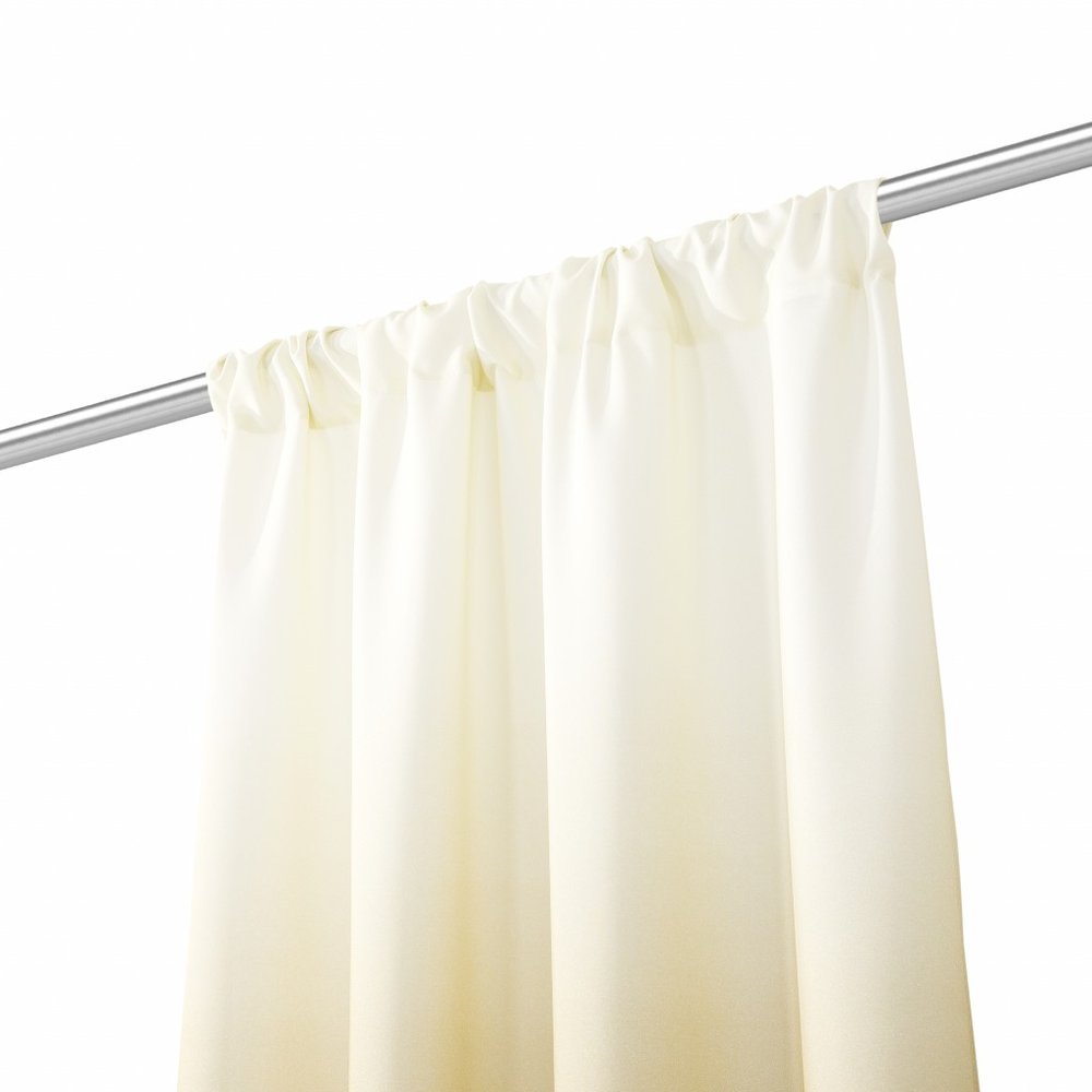 Set of Two 84"  Gold Ombre Shades Window Panels HomeRoots