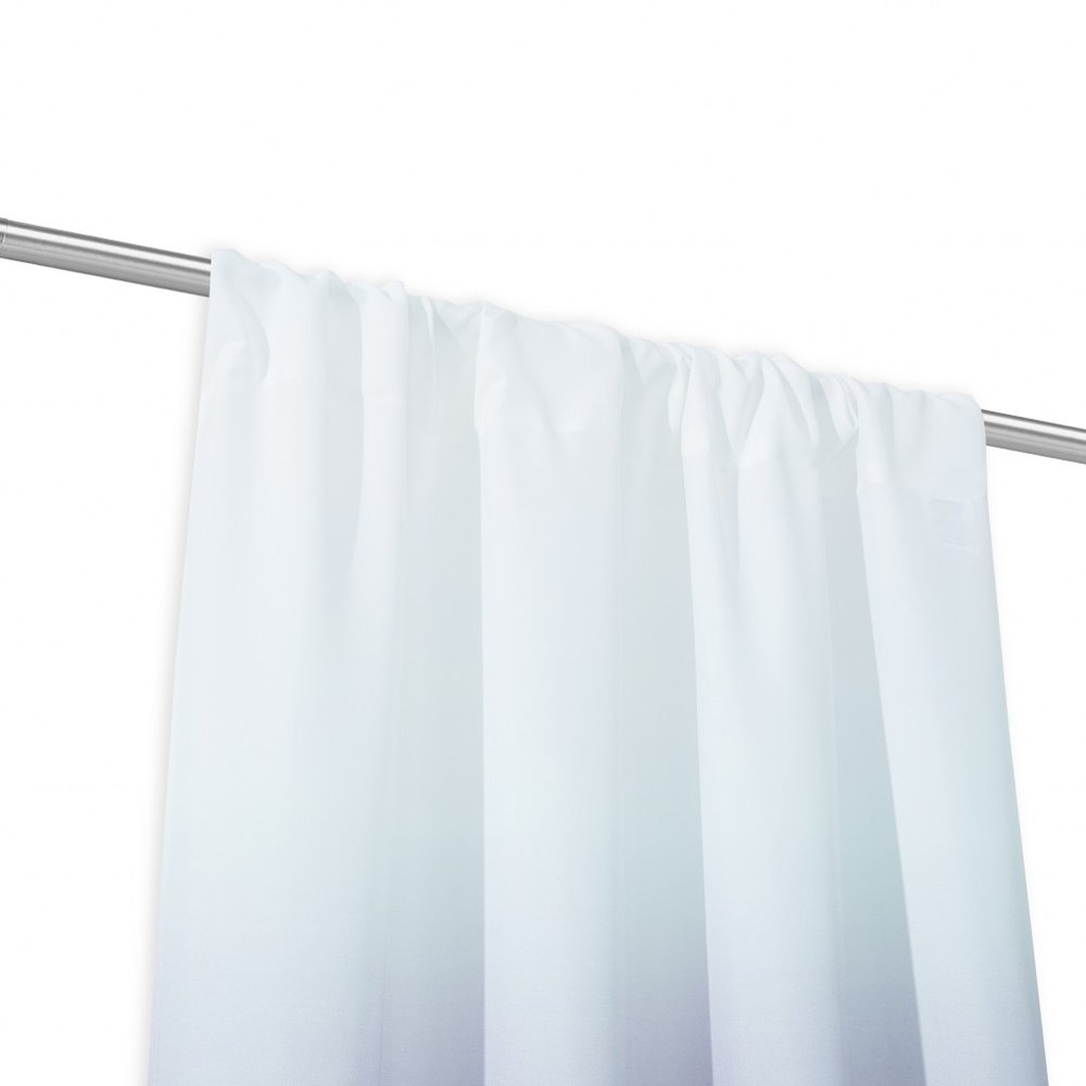 Set of Two 84"  Blue Ombre Shades Window Panels — view 2