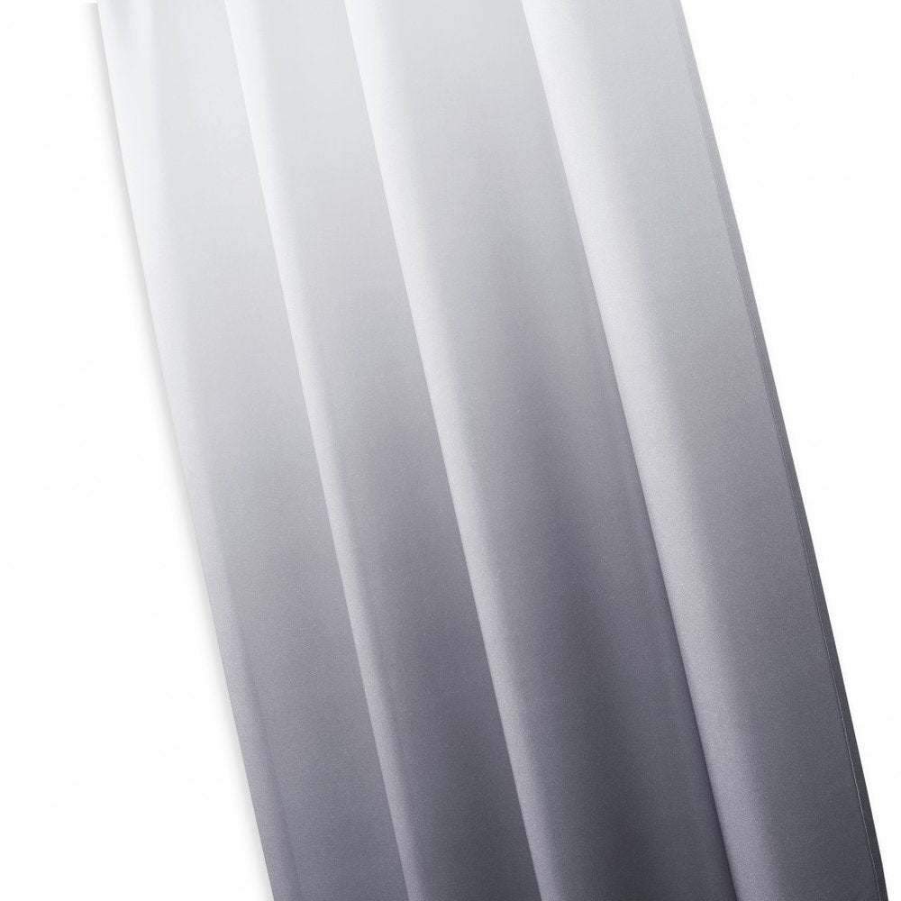 Set of Two 84"  Black Ombre Shades Window Panels — view 11