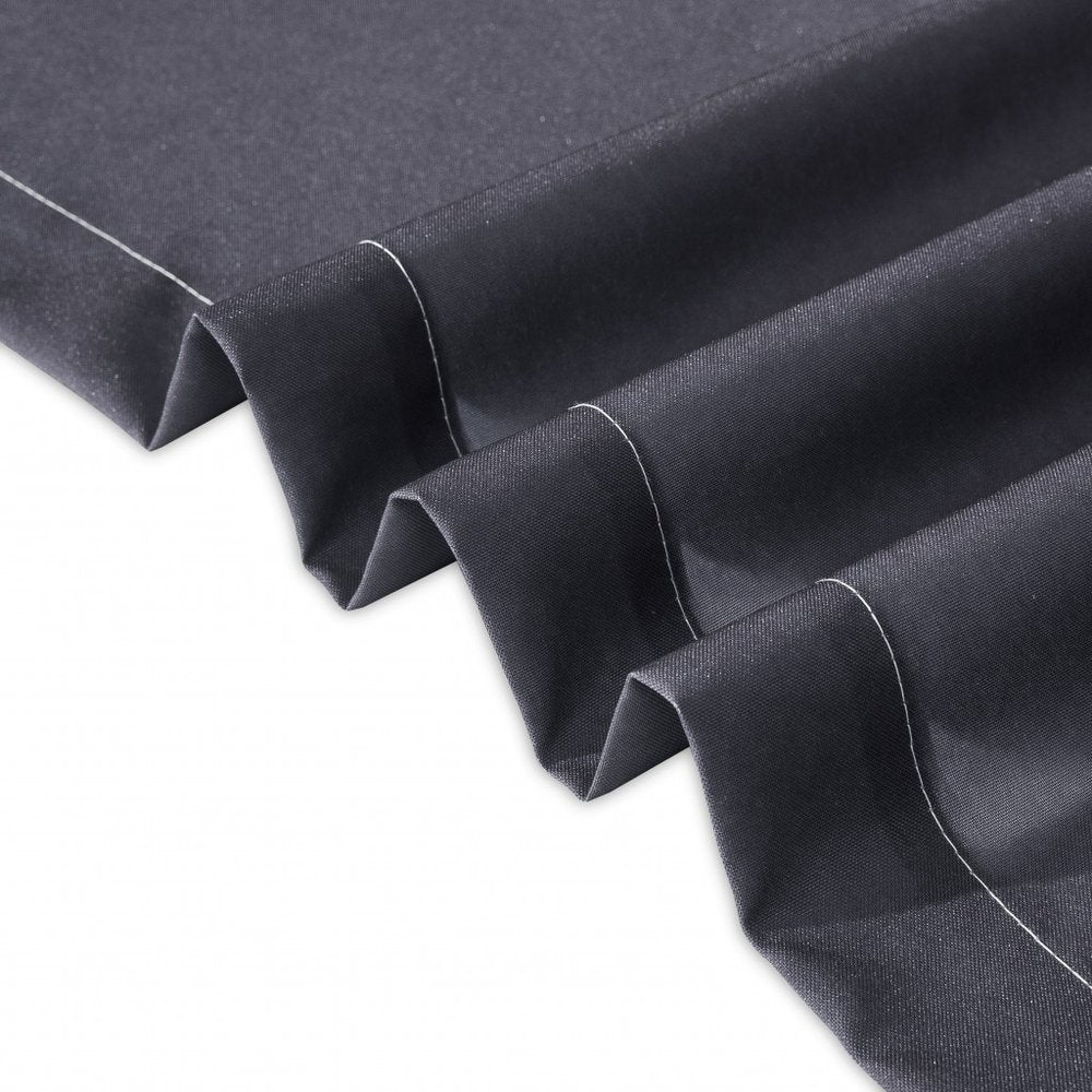 Set of Two 84"  Black Ombre Shades Window Panels — view 13