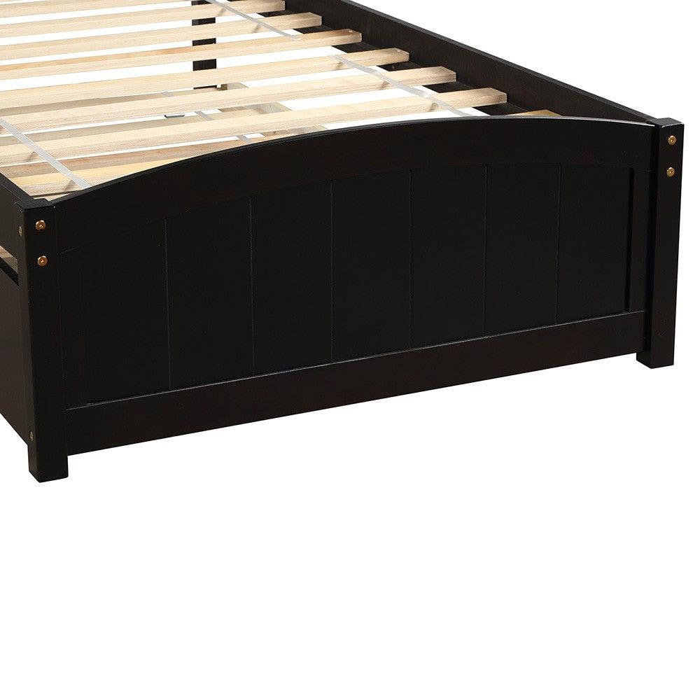 Espresso Twin Bed with Trundle - FurniFindUSA