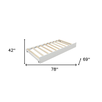 White Twin with Trundle - FurniFindUSA
