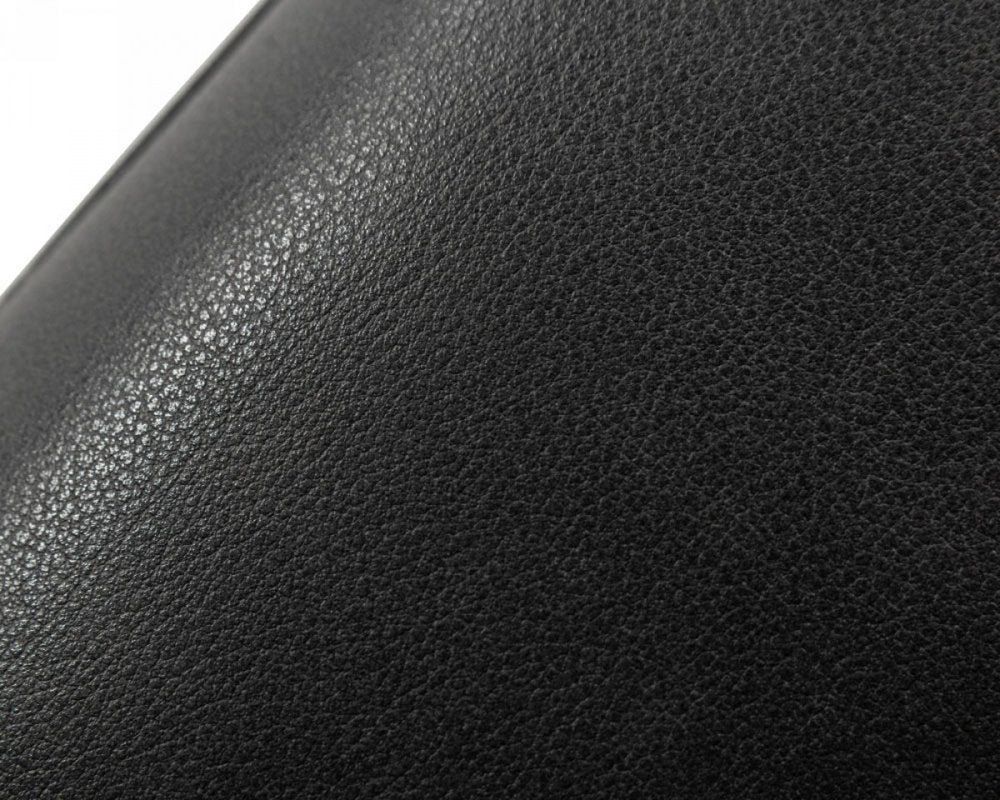 31" Dark Gray And Black Faux Leather Lounge Chair HomeRoots