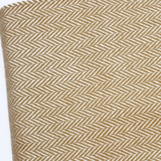 70" X 55" Copper And White Cotton Blend Woven Herringbone Plush Throw Blanket with Tassels HomeRoots