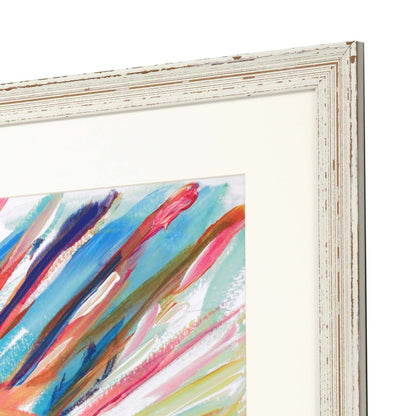 Colorful Fish Framed Art White Picture Frame Print Wall Art HomeRoots