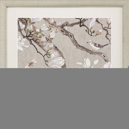 Magnolia Blossom Framed Art Gold Picture Frame Print Wall Art HomeRoots