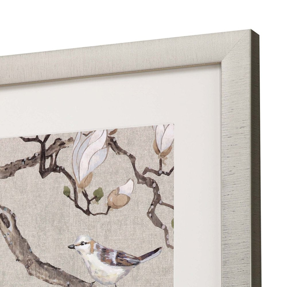 Magnolia Blossom Framed Art Gold Picture Frame Print Wall Art HomeRoots