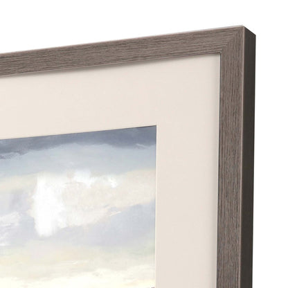 Set Of Four Watercolor Ocean Landscapes Framed Print Wall Art
