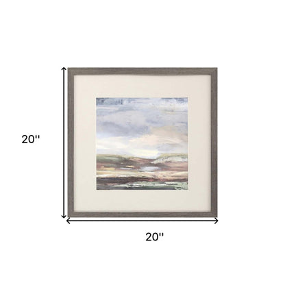 Set Of Four Tirwedd II Silver Framed Print Wall Art