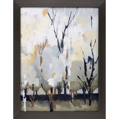 Silversong Birch I Brown Framed Print Wall Art